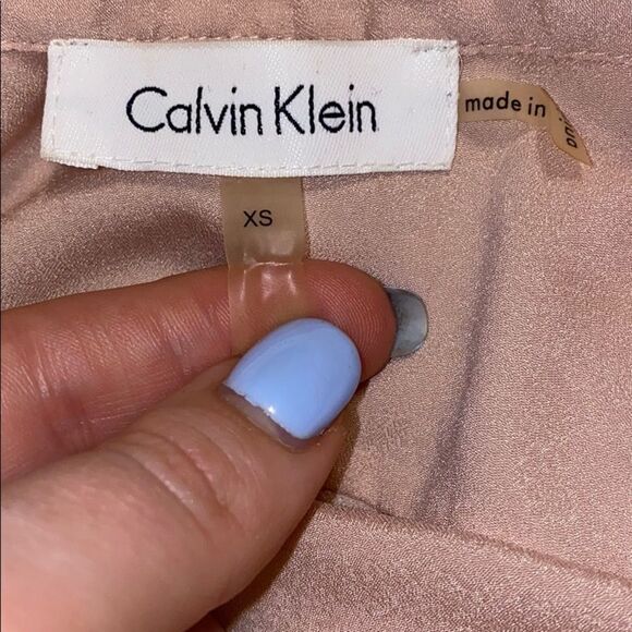 ✨ Calvin Klein blush button up shirt✨ - Picture 6 of 6